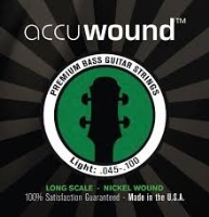 Accuwound Bass Guitar Strings Long Scale Light Guage