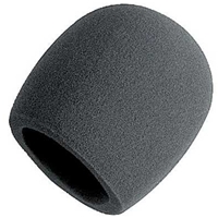 On-Stage Foam Ball-Type Microphone Windscreen, Black