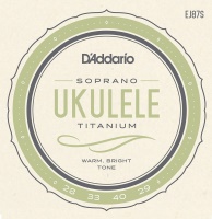 D'Addario EJ87S Titanium Soprano Ukulele Strings