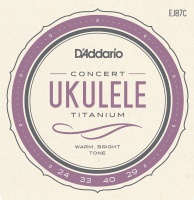 D'Addario EJ87C Titanium Concert Ukulele Strings