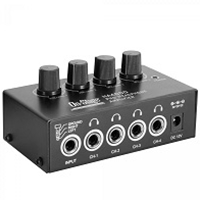 On-Stage HA4000 4-Channel Pro Headphone Amplifier