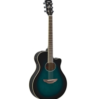 Yamaha APX600 Thinline Acoustic Electric Guitar, Oriental Blue Burst