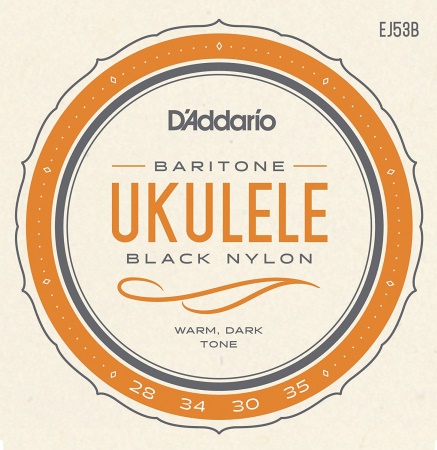 D'Addario EJ53B Pro-Arte Rectified Ukulele Strings, Baritone