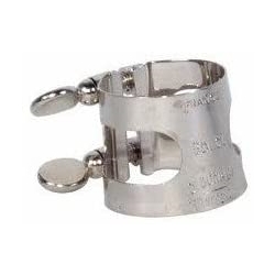 Selmer 1715N Bb Tenor Saxophone/Slim Bari Sax Ligature, Nickel Plated