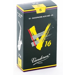 Vandoren SR705 Alto Sax V16 Reed #5, Box of 10