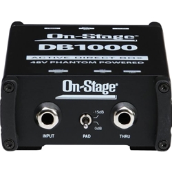 On-Stage DB1000 Active Direct Box