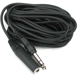 Hosa HPE-310 1/4" TRS to 1/4" TRS Headphone Extension Cable, 10 Feet