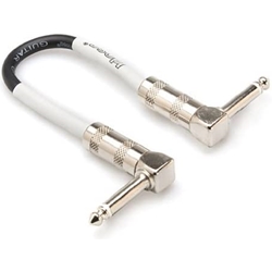 Hosa CPE-112 Right Angle to Right Angle Guitar Patch Cable, 12"