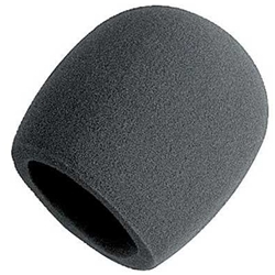 On-Stage Foam Ball-Type Microphone Windscreen, Black