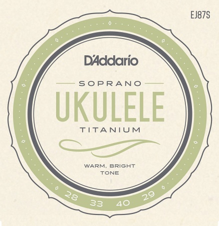 D'Addario EJ87S Titanium Soprano Ukulele Strings