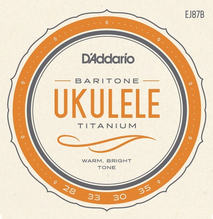 D'Addario EJ87B Titanium Baritone Ukulele Strings