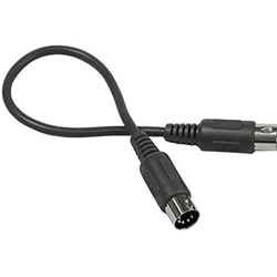 Hosa MID-305BK 5-Pin DIN to 5-Pin DIN MIDI Cable, 5 Feet