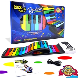 Mukikim Rock And Roll It- Rainbow Roll-up Piano