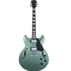 Ibanez AS73OLM Artcore Hollow Body Electric Guitar (Olive Metallic)